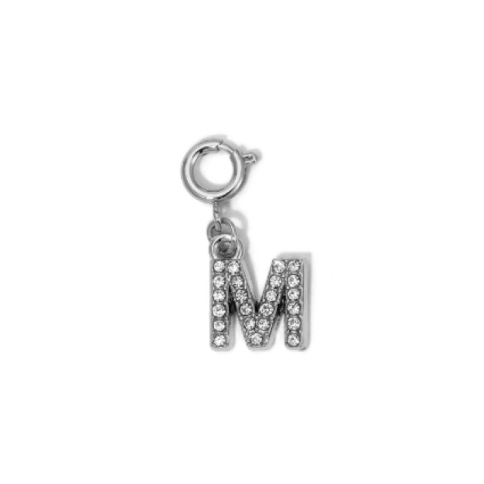 My Fun Colors My Fun Colors Rhinestone Initial Silver M