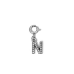 My Fun Colors My Fun Colors Rhinestone Initial Silver N