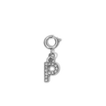 My Fun Colors My Fun Colors Rhinestone Initial Silver P