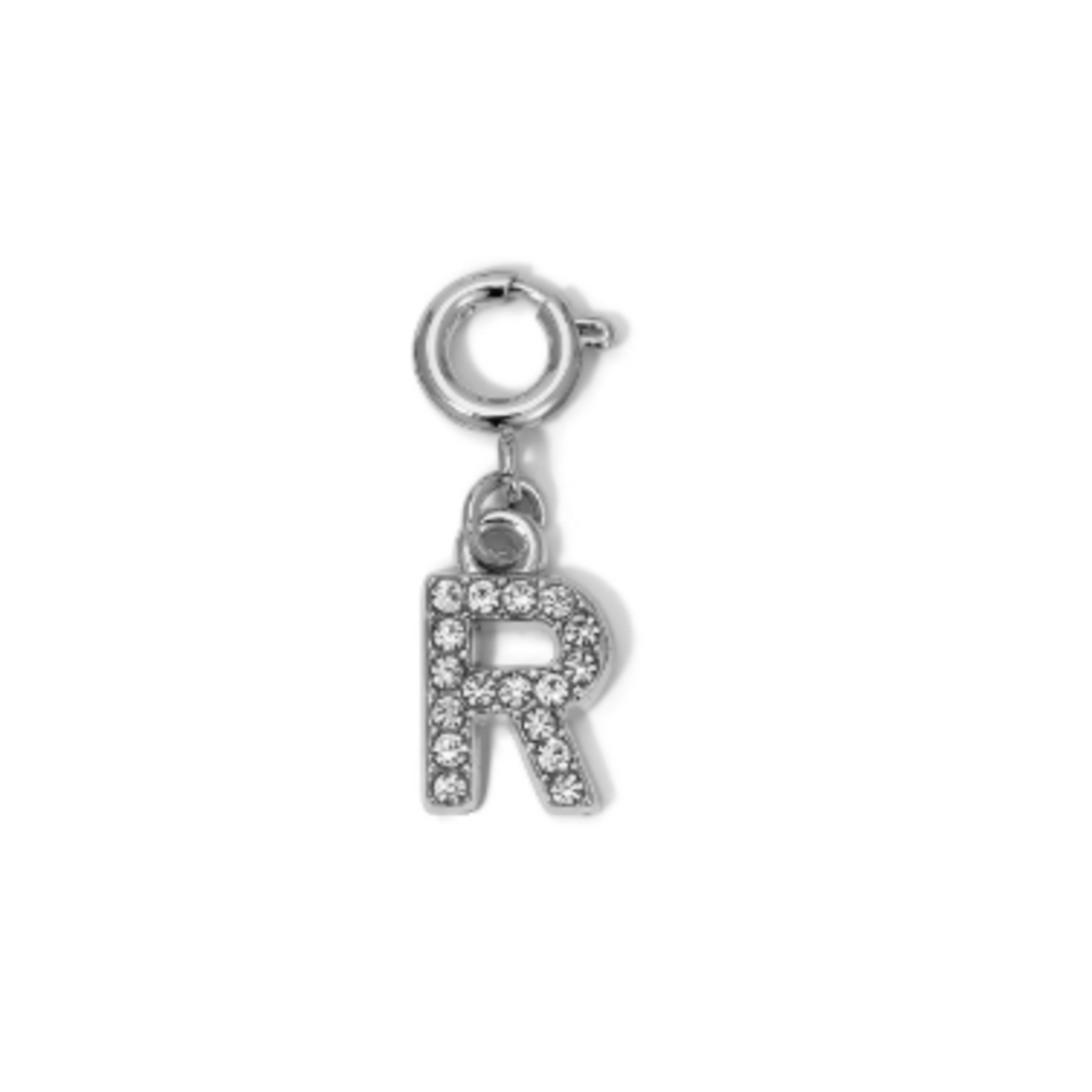 My Fun Colors My Fun Colors Rhinestone Initial Silver R