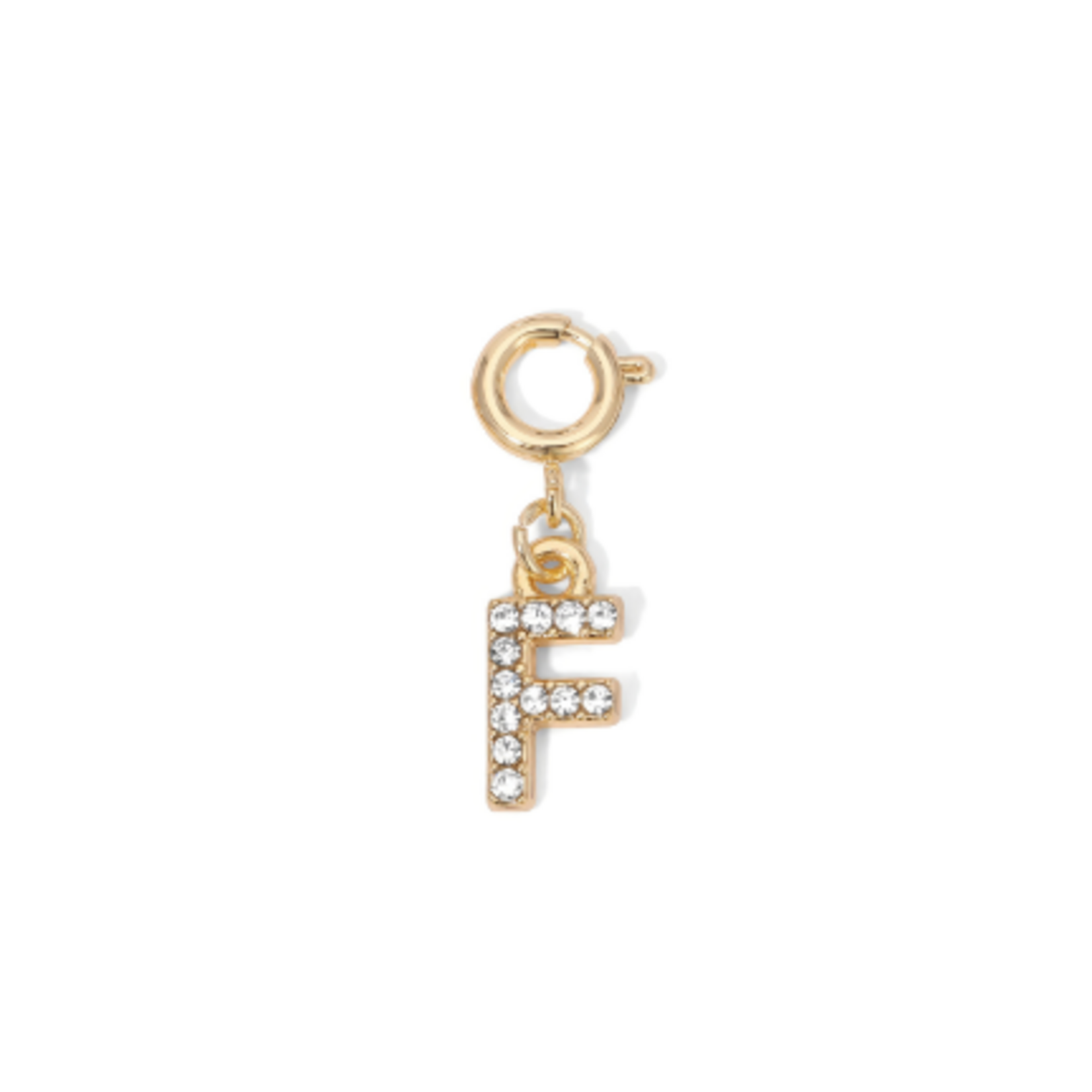 My Fun Colors My Fun Colors Rhinestone Initial Gold F