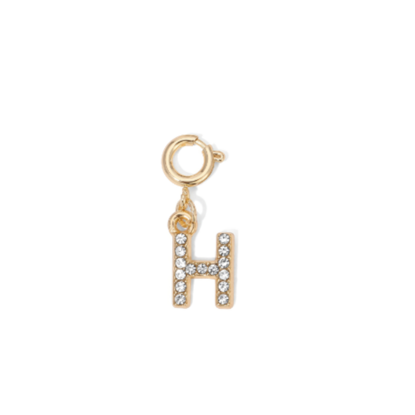 My Fun Colors My Fun Colors Rhinestone Initial Gold H