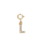 My Fun Colors My Fun Colors Rhinestone Initial Gold L