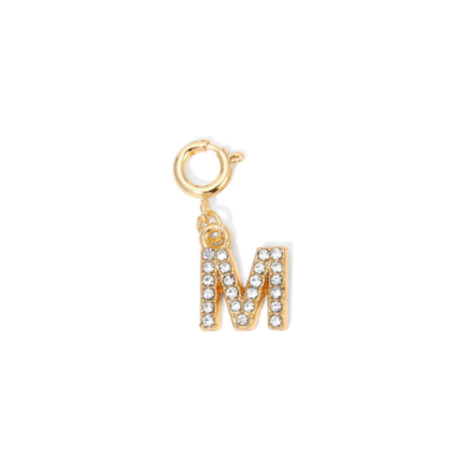 My Fun Colors My Fun Colors Rhinestone Initial Gold M