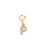 My Fun Colors My Fun Colors Rhinestone Initial Gold P