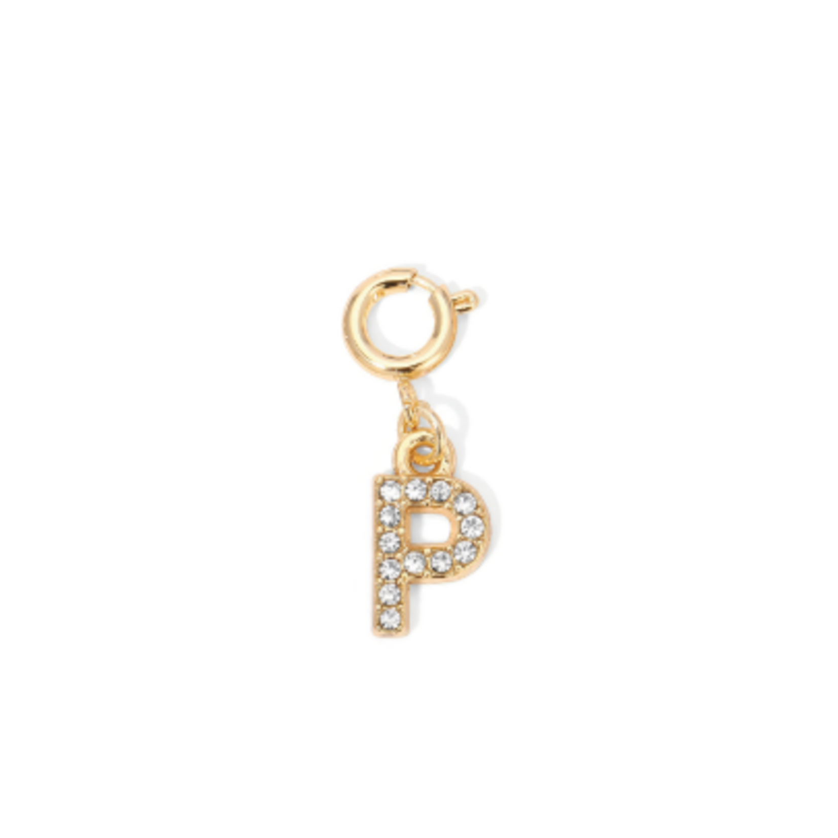 My Fun Colors My Fun Colors Rhinestone Initial Gold P