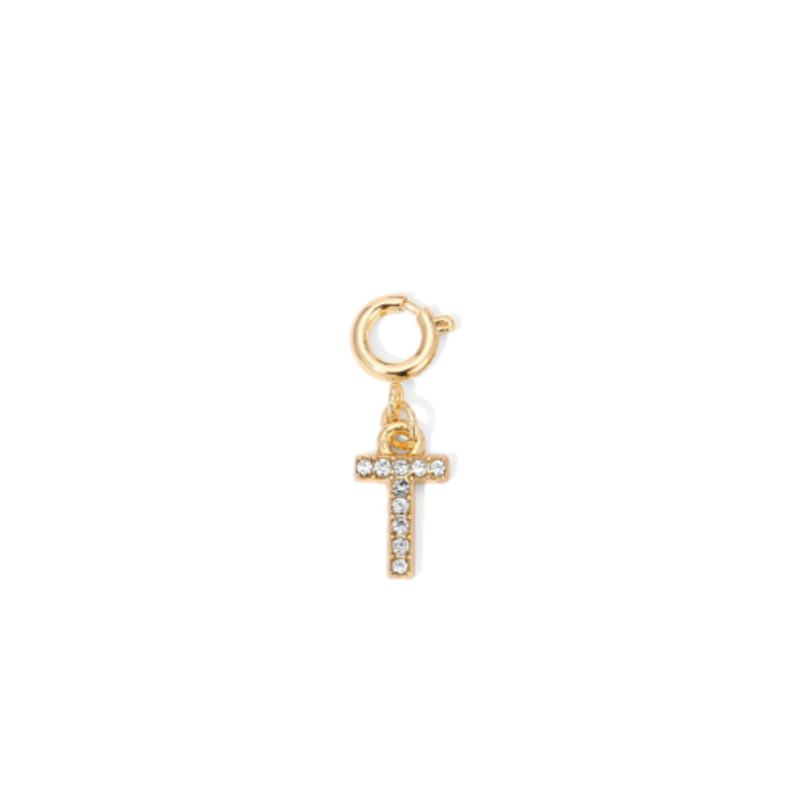 My Fun Colors My Fun Colors Rhinestone Initial Gold T