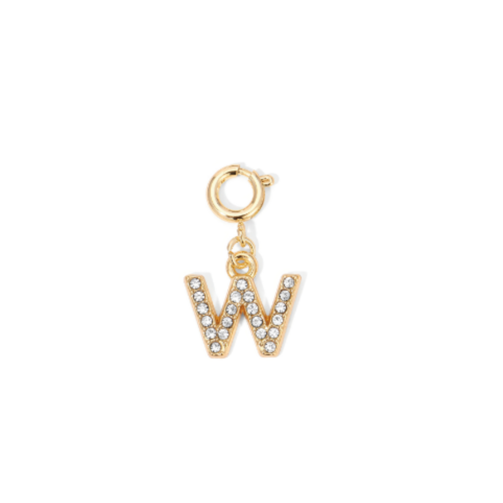 My Fun Colors My Fun Colors Rhinestone Initial Gold W