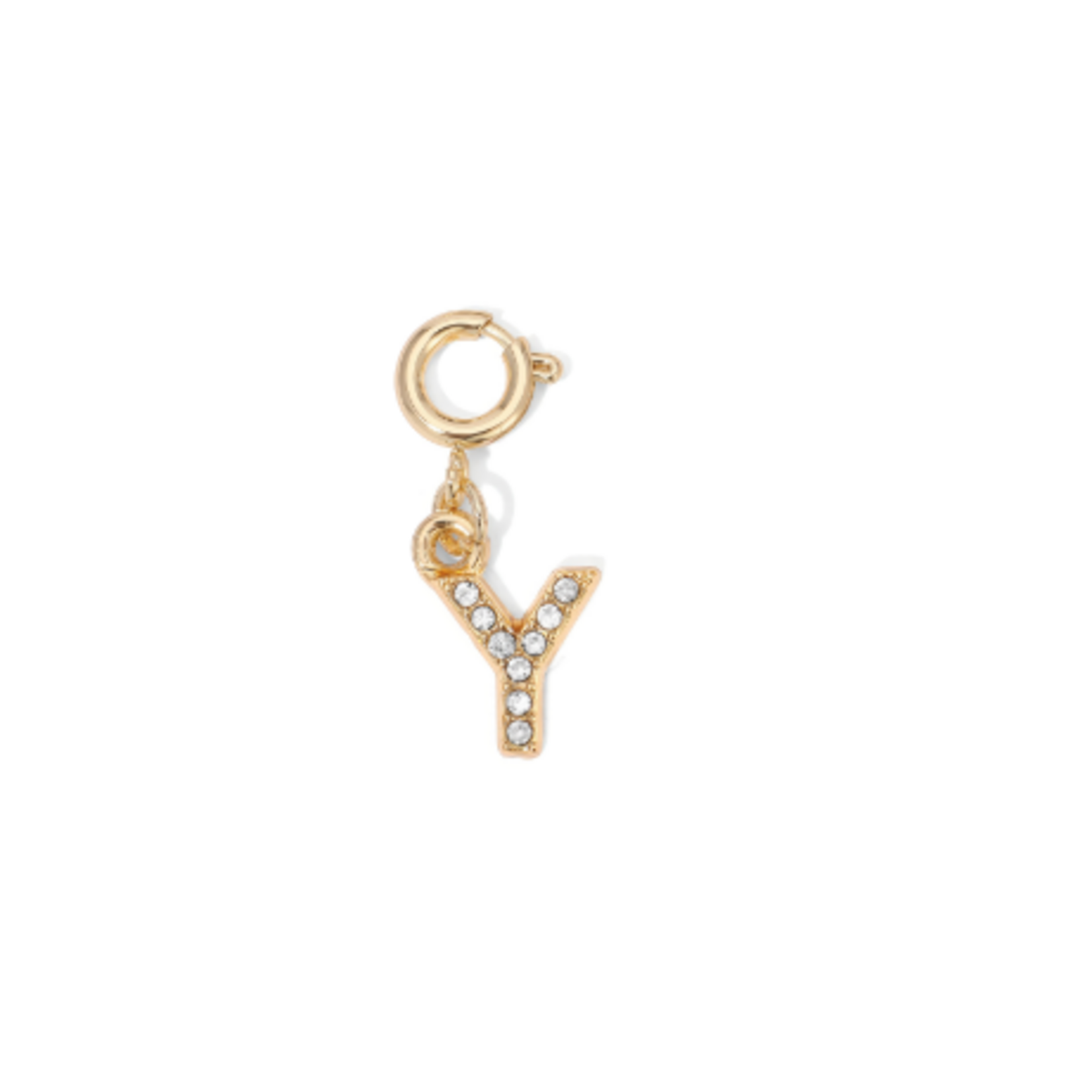 My Fun Colors My Fun Colors Rhinestone Initial Gold Y