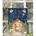 Evergreen Love Was Born Garden Flag