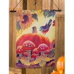 Evergreen Autumn Light Garden Flag