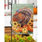 Evergreen Grateful Gatherings Garden Flag