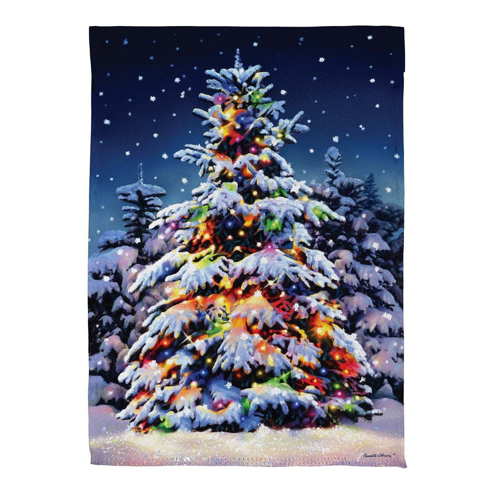 Evergreen Vivid Christmas Garden Flag