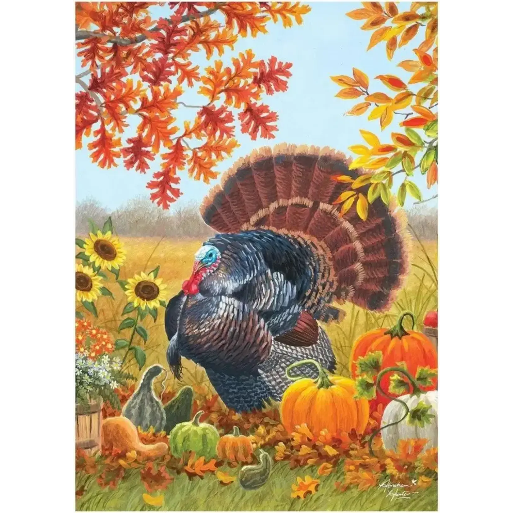 Evergreen Harvest Garden Garden Flag (Turkey)