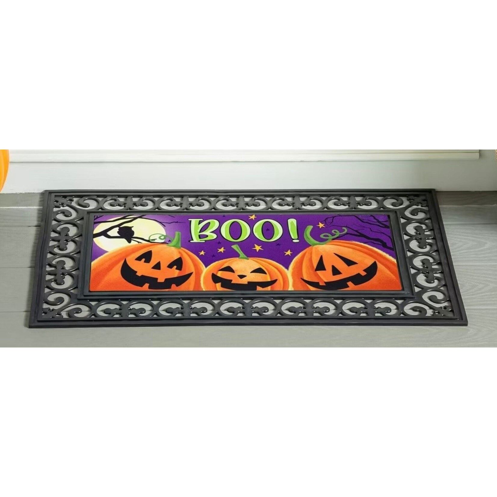 Evergreen Jack O’ Lantern Pumpkin Boo Switch Mat