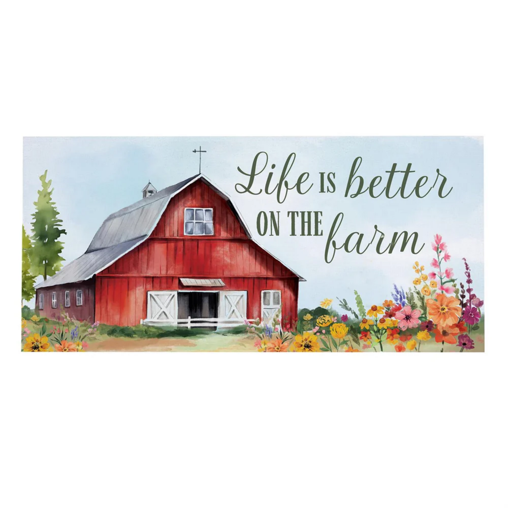 Evergreen Petal & Plow Barn Switch Mat