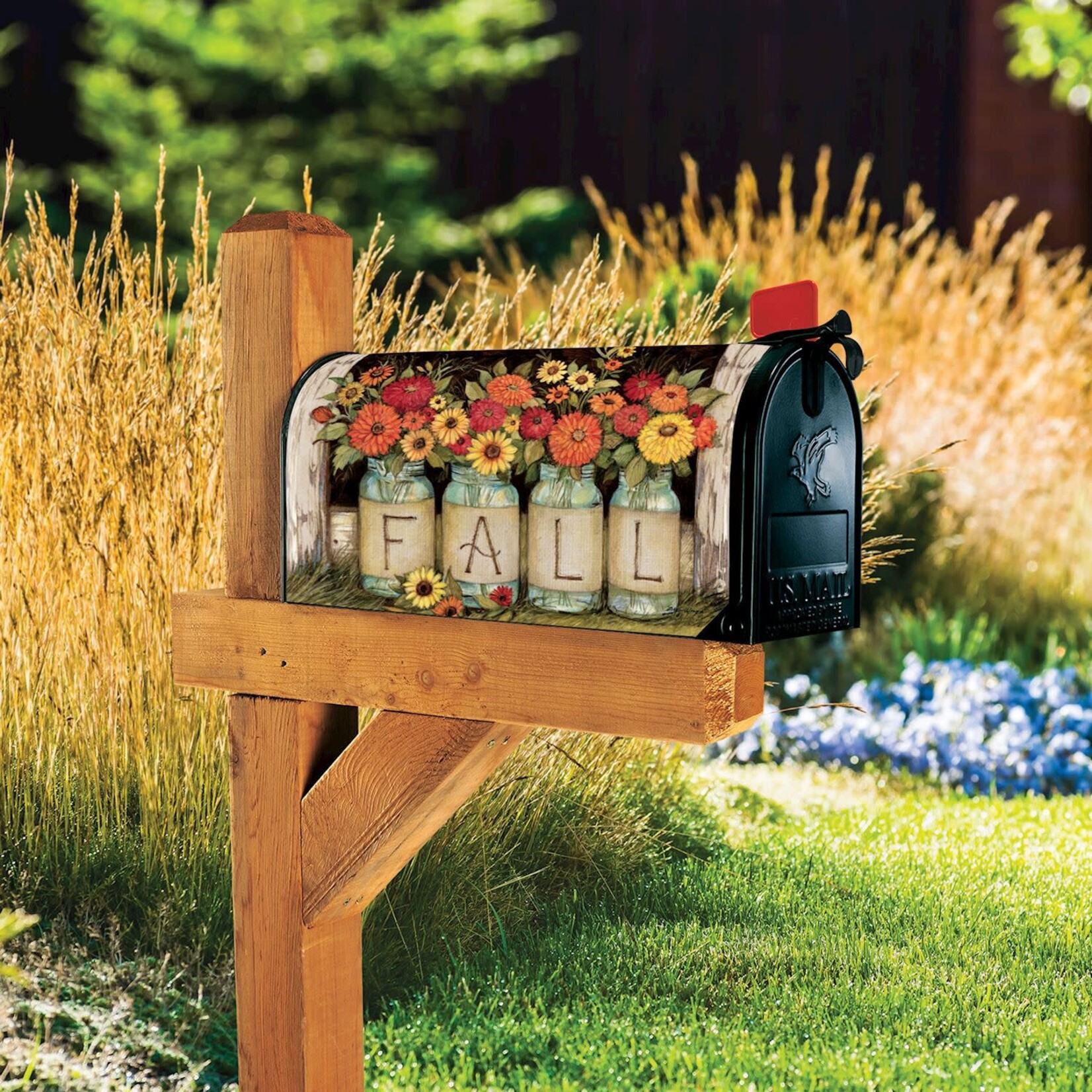 Studio M Fall Mason Jars Mail Wrap