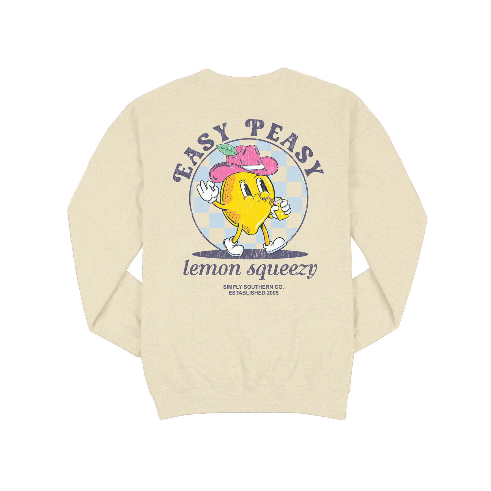 Simply Southern Simply Southern Crewneck Easy Sand XL-XXL