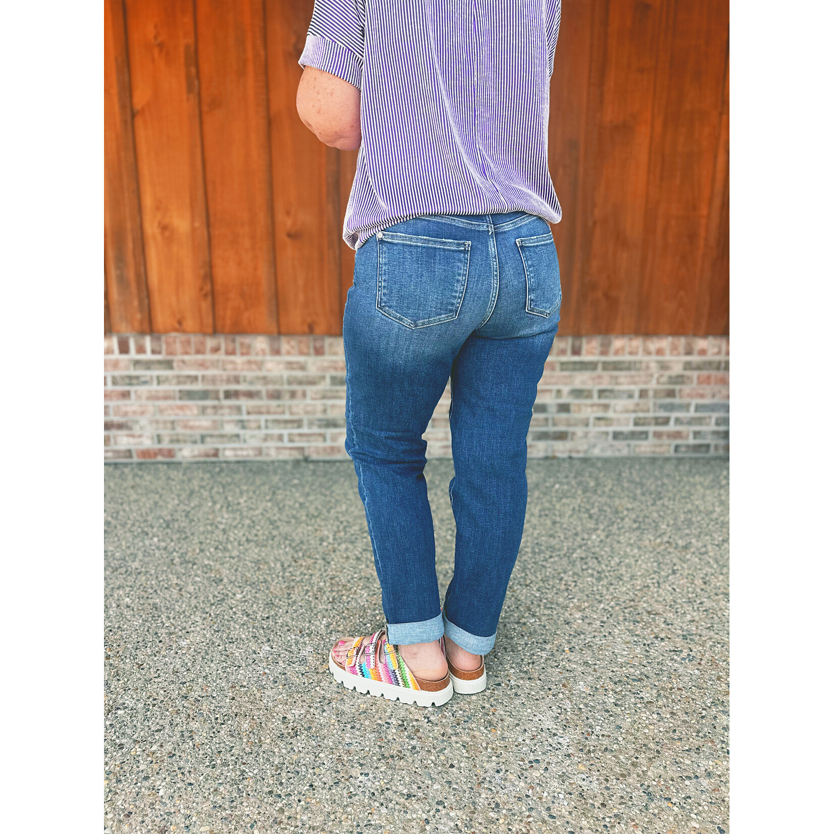 Judy Blue Judy Blue MR Billie Boyfriend DK True Indigo 82744