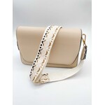 Jen & Co Jen & Co Noah Crossbody Parchment M2278