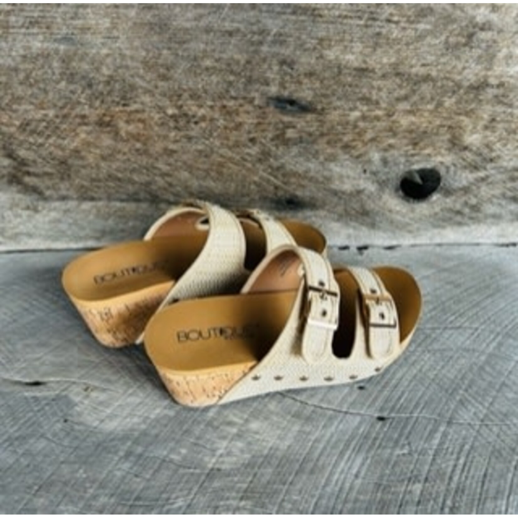 Corkys Corkys Shiny Raffia Twinkie Wedge