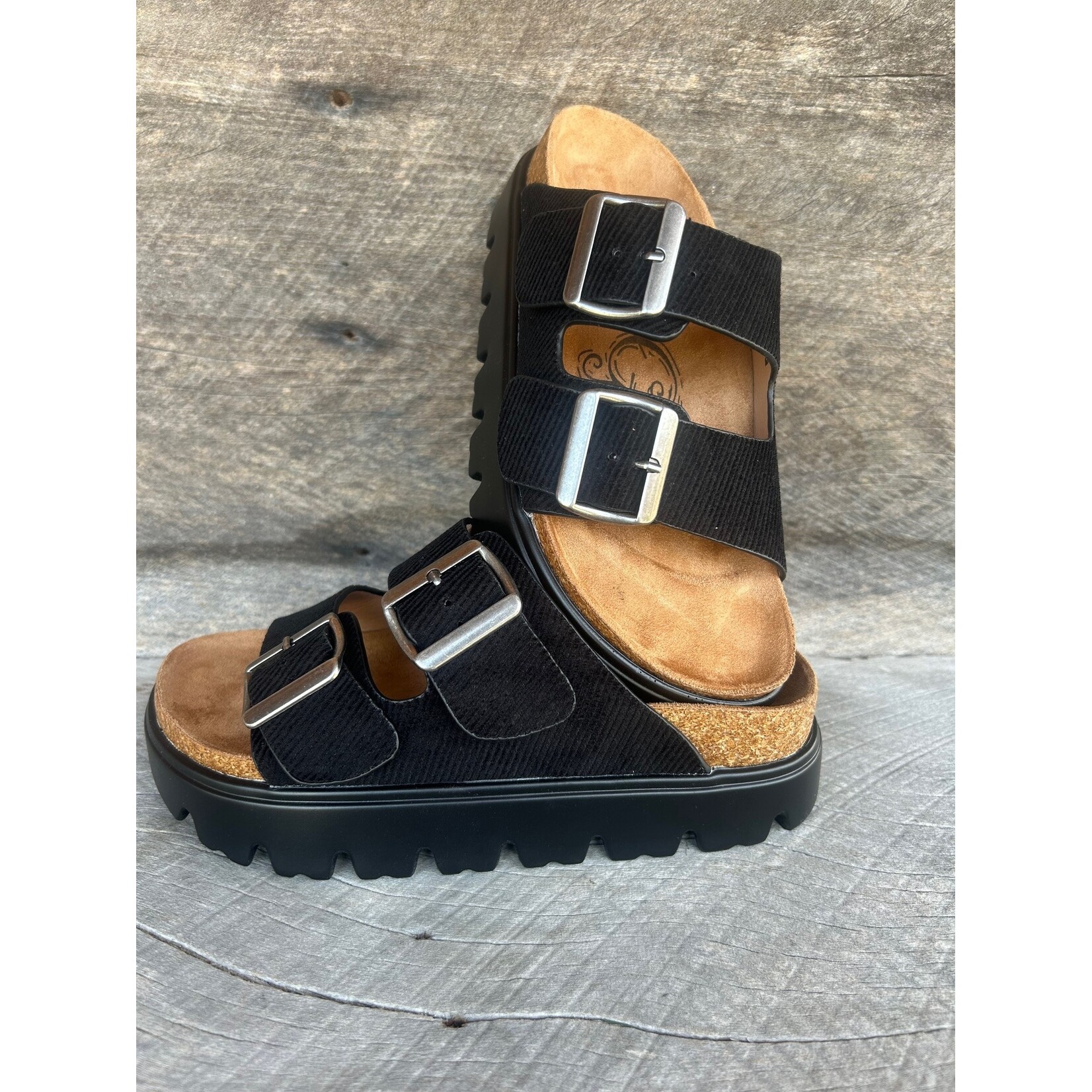Very G Very G Jazmin 2 Platform Sandals Black/Black