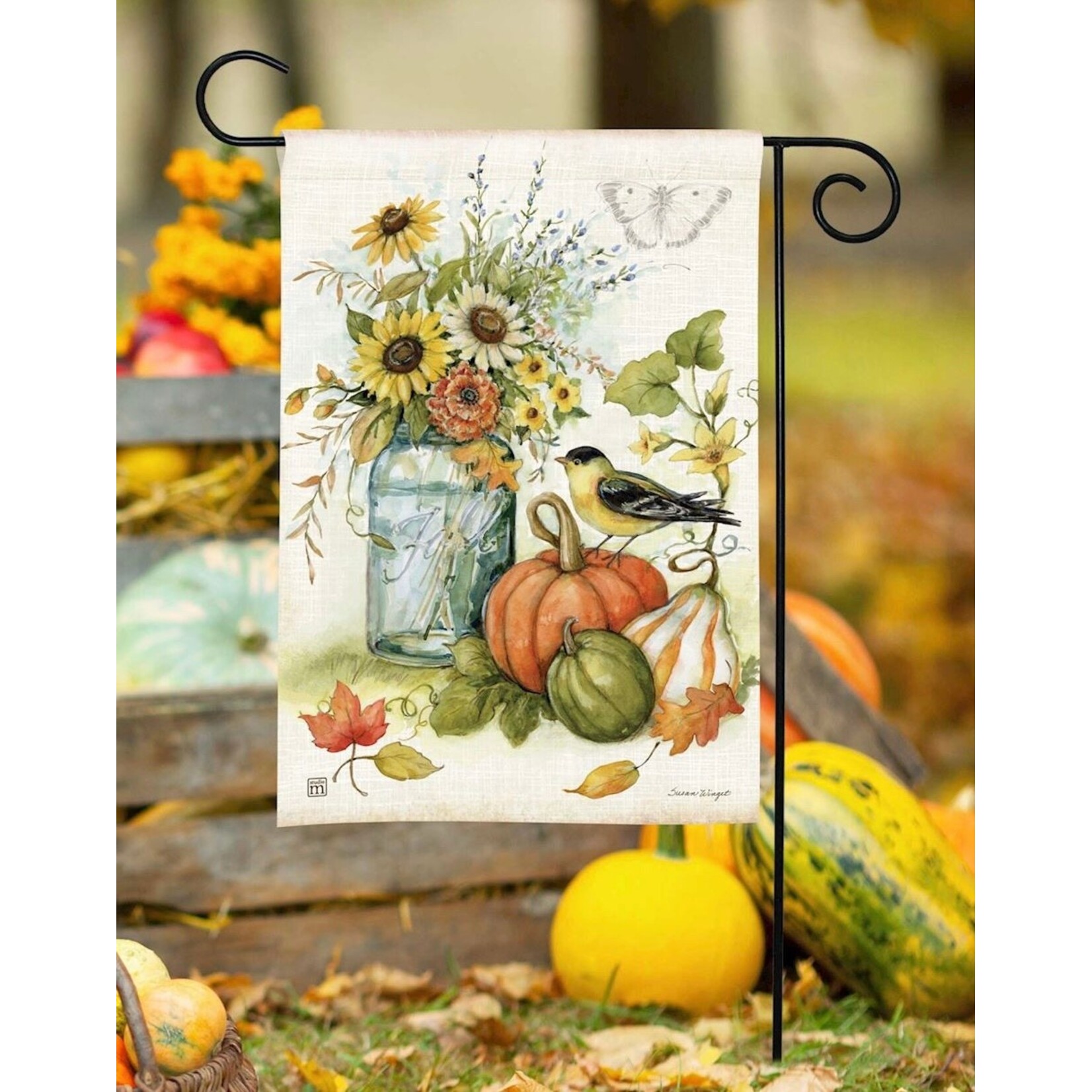 Studio M Fall Garden Gifts Garden Flag