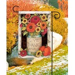 Studio M Fall Mason Jars Garden Flag