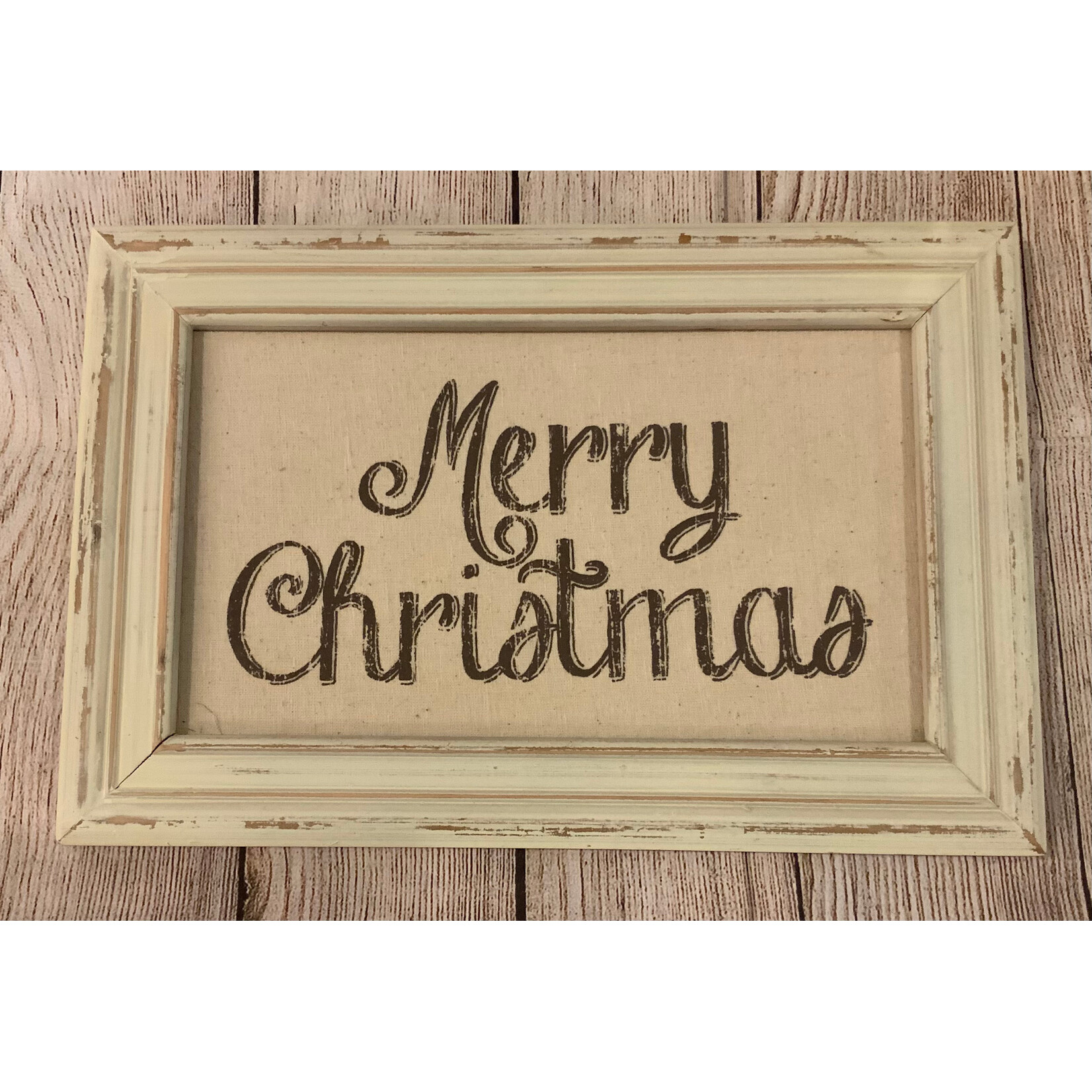 Transpac Vintage Merry Christmas Sign