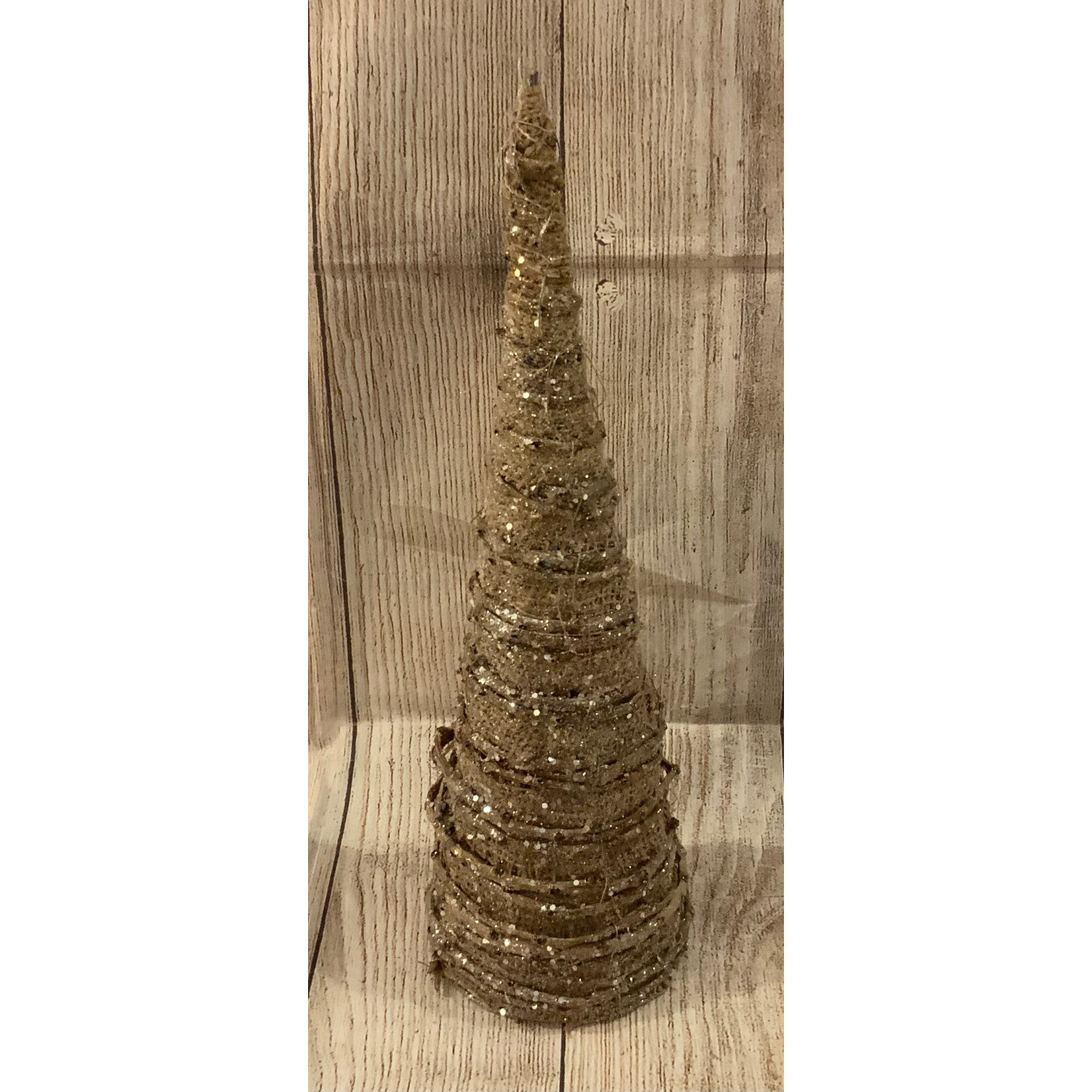 Gerson Burlap Cone Tree Small