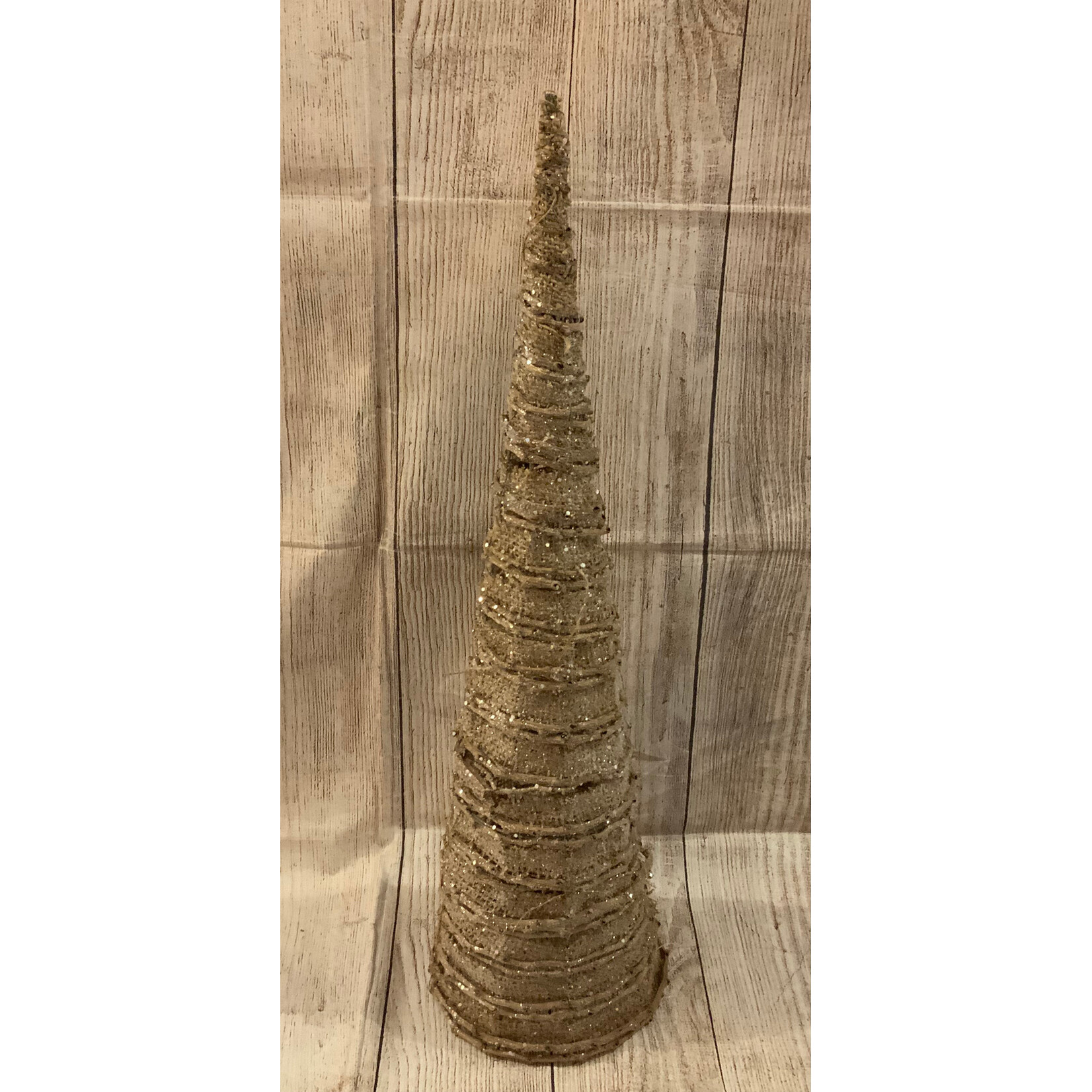 Gerson Burlap Cone Tree Large