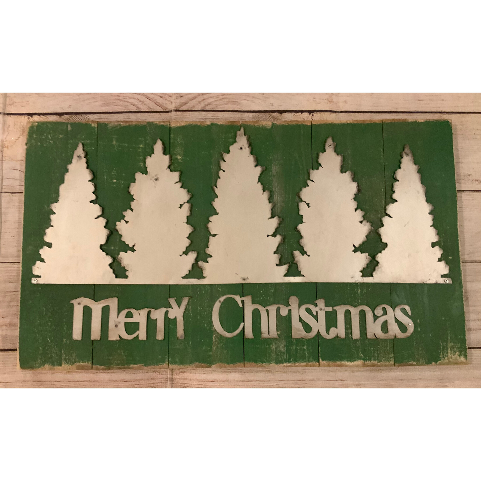 Creative Co-op Rustic Merry Christmas Sign