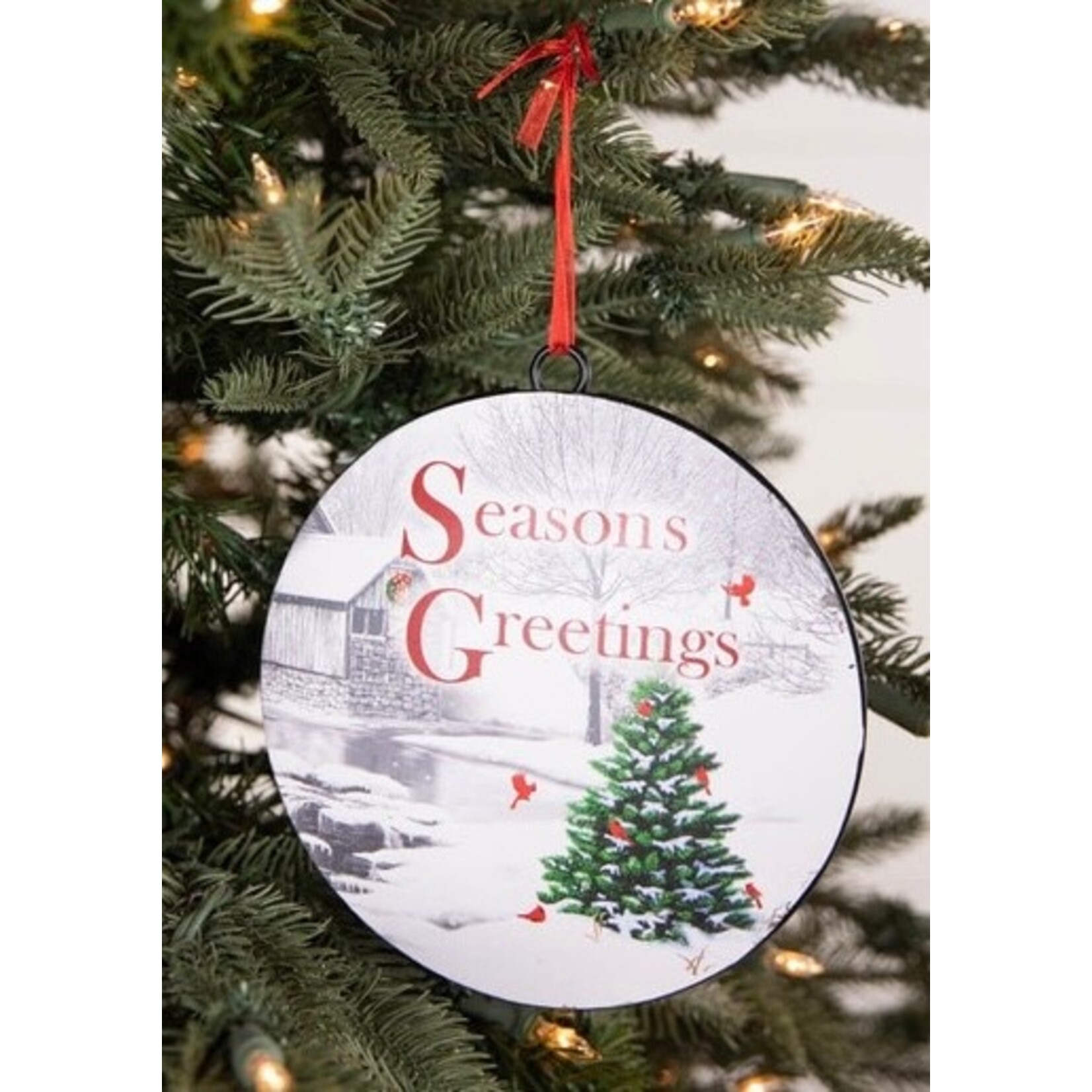 Gerson Season’s Greetings Cardinal Ornament