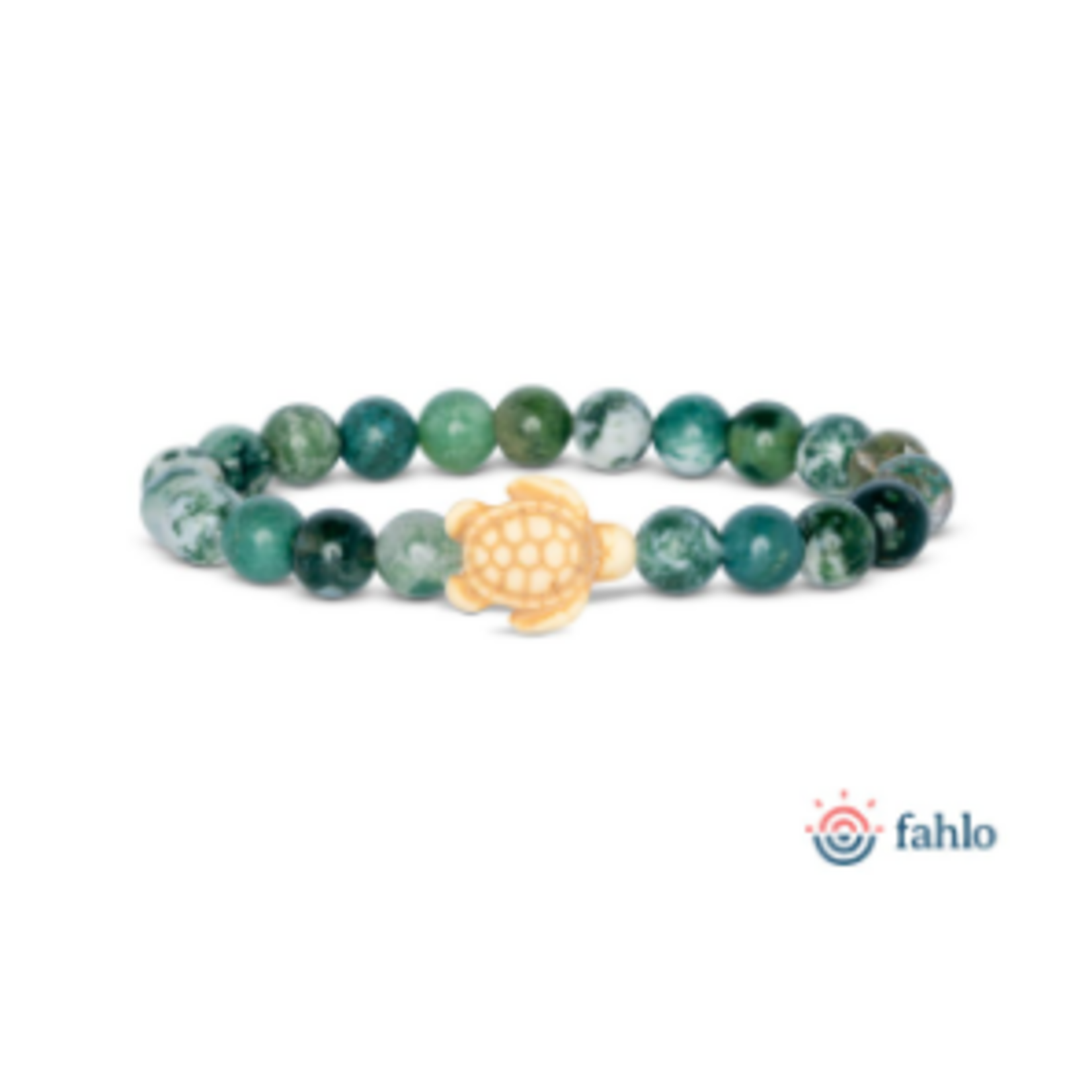 Fahlo Fahlo Journey Sea Turtle Bracelet Seagrass Green