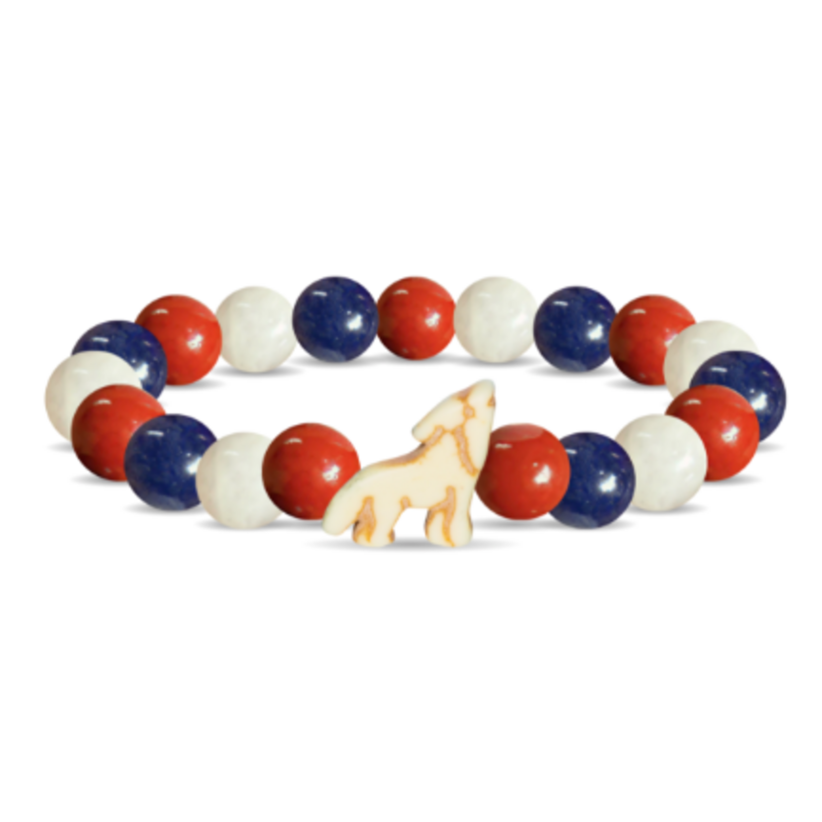 Fahlo Fahlo Scout Wolf Bracelet Summer Stone