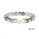 Fahlo Fahlo Charge Rhino Bracelet Savanna Stone