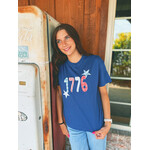 Simply Southern Simply Southern 1776 Applique Tee Navy
