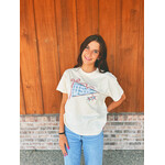 Simply Southern Simply Southern USA Applique Tee Beige