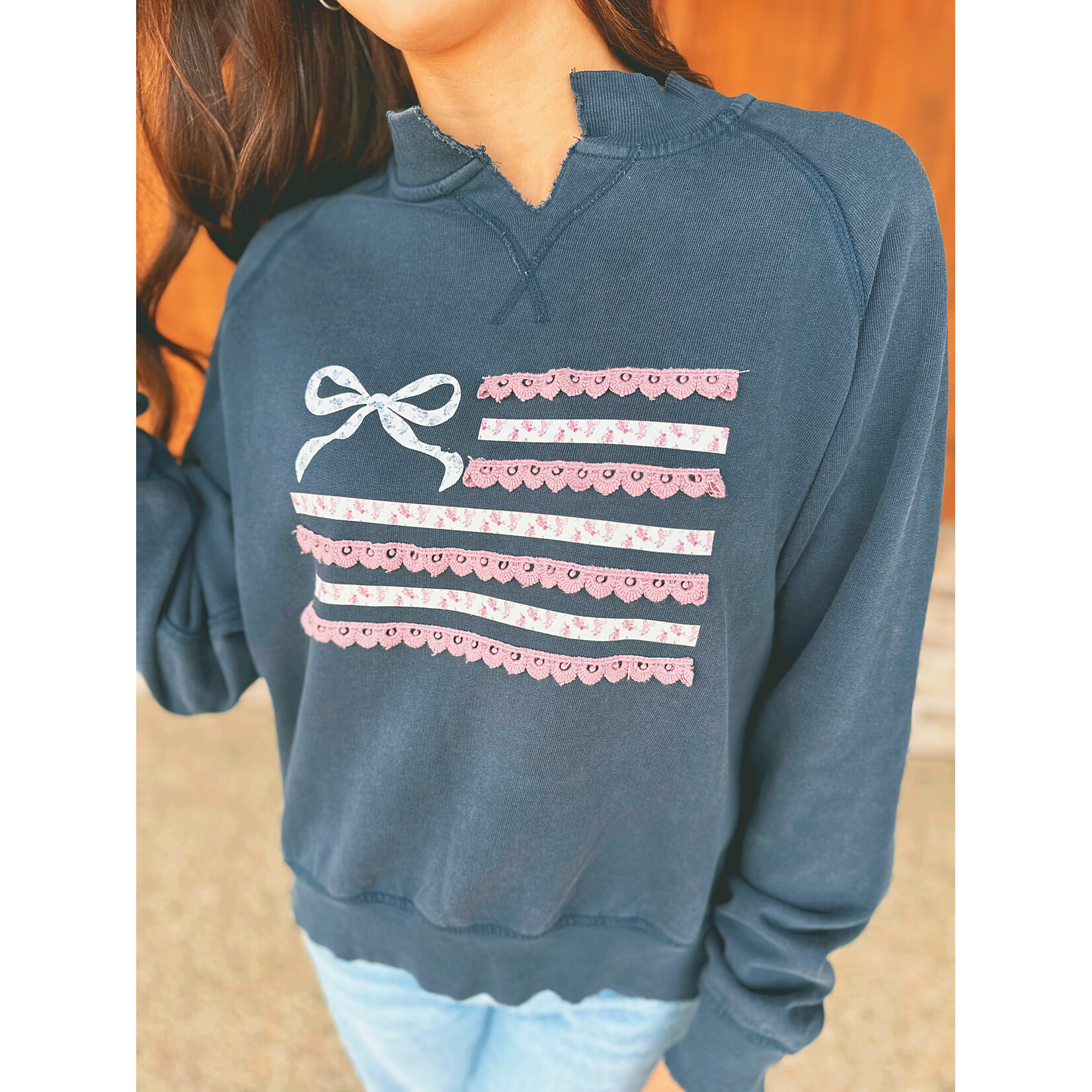 Simply Southern Simply Southern Crewneck Ribbon