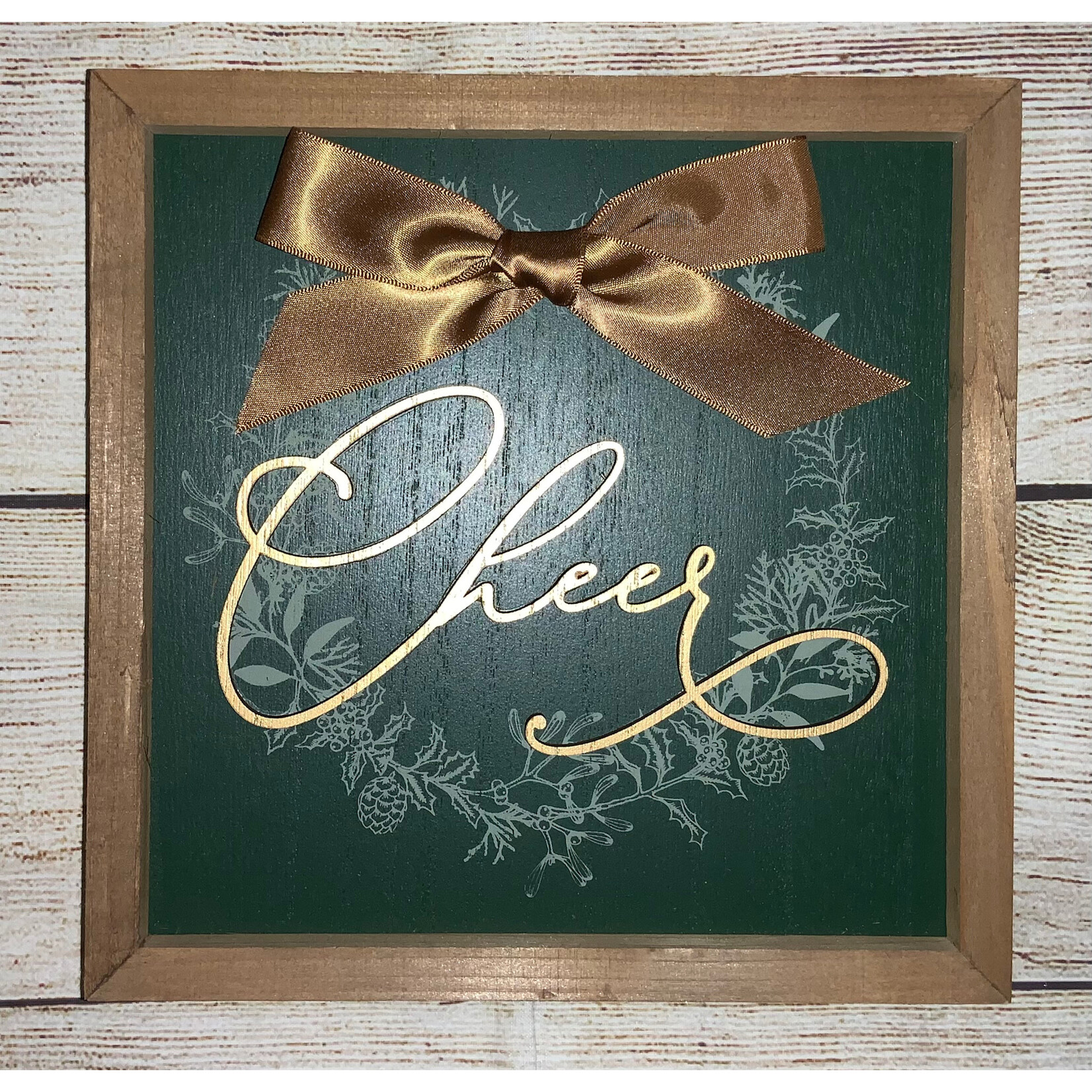 Youngs Wintergreen Box Sign Cheer