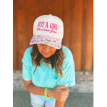 Zenana Zenana Just A Girl Who Loves Jesus Canvas Cap Floral