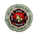 Spoontiques Fire Fighter Garden Stone