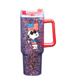 Spoontiques Peanuts Patriotic Tumbler 40oz