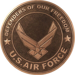 Spoontiques Spoontiques Air Force Bronze Garden Stone