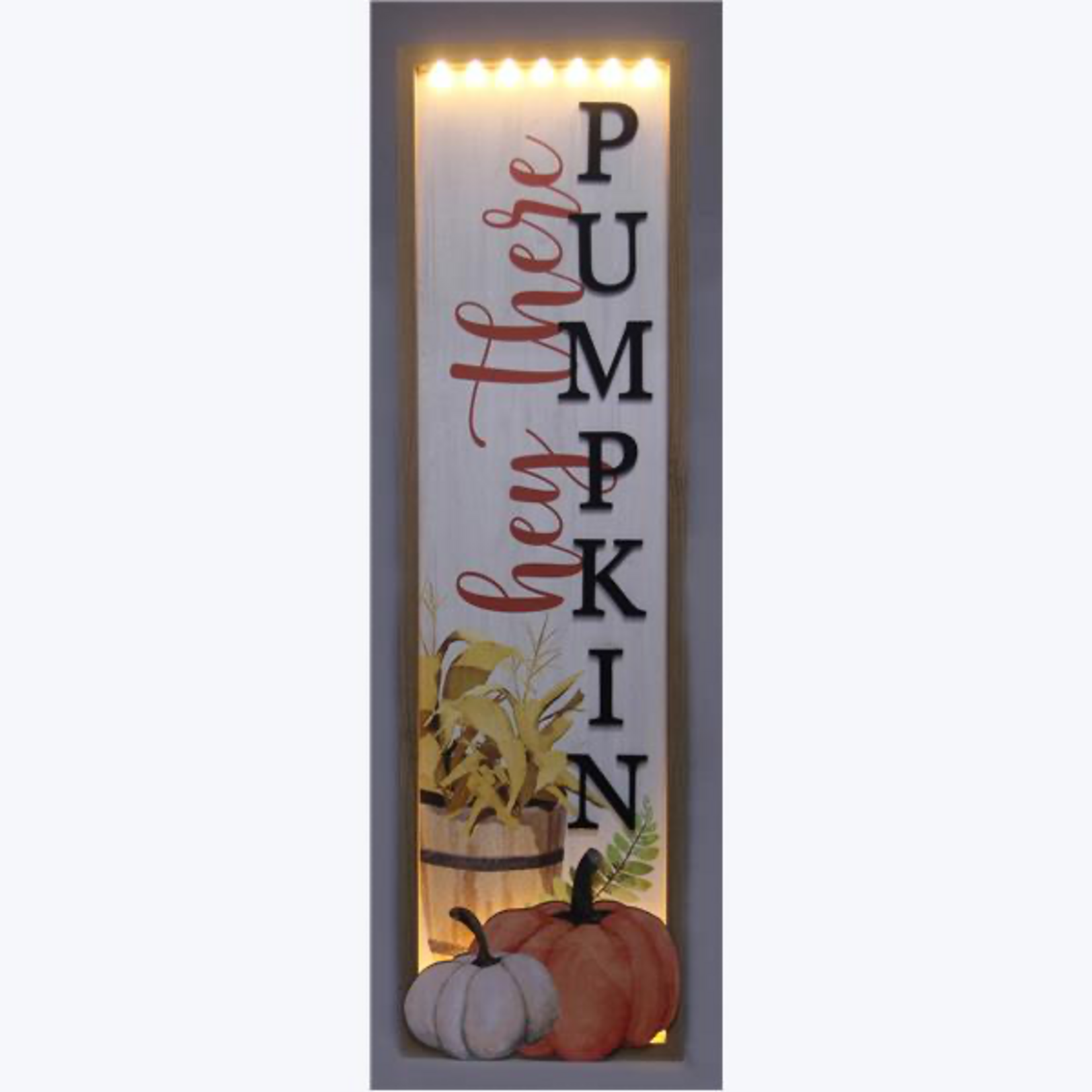 Youngs Fall Porch Sign w/LED Light
