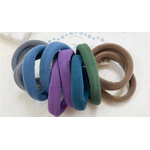 Love and Repeat Elastic Hair Ties Set of 10 Blue Asst