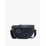 Jen & Co Janae Whipstitch Crossbody Navy M2684