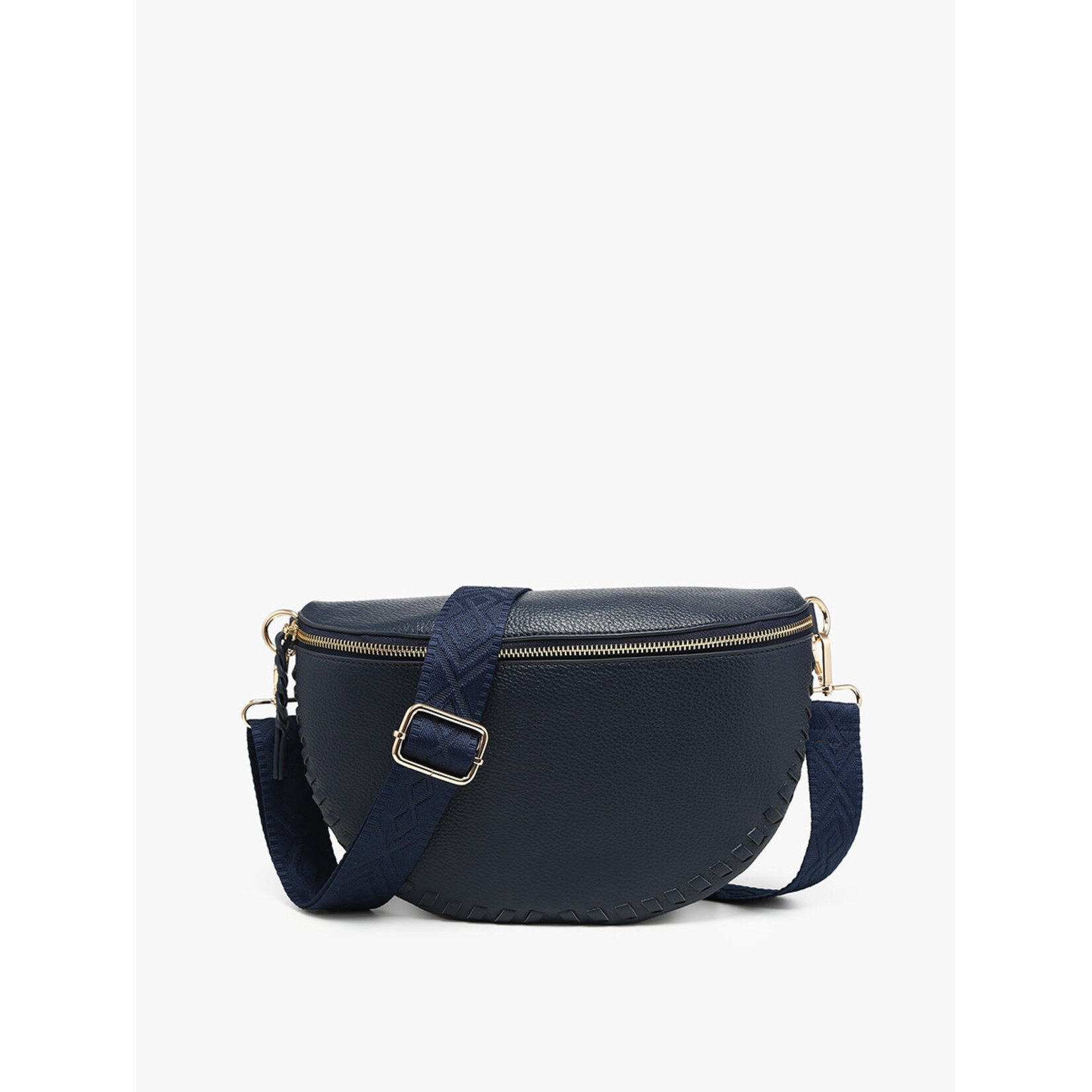 Jen & Co Janae Whipstitch Crossbody Navy M2684