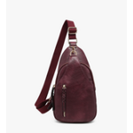 Jen & Co Jen & Co Nikki Sling Bag Cherry Lacquer