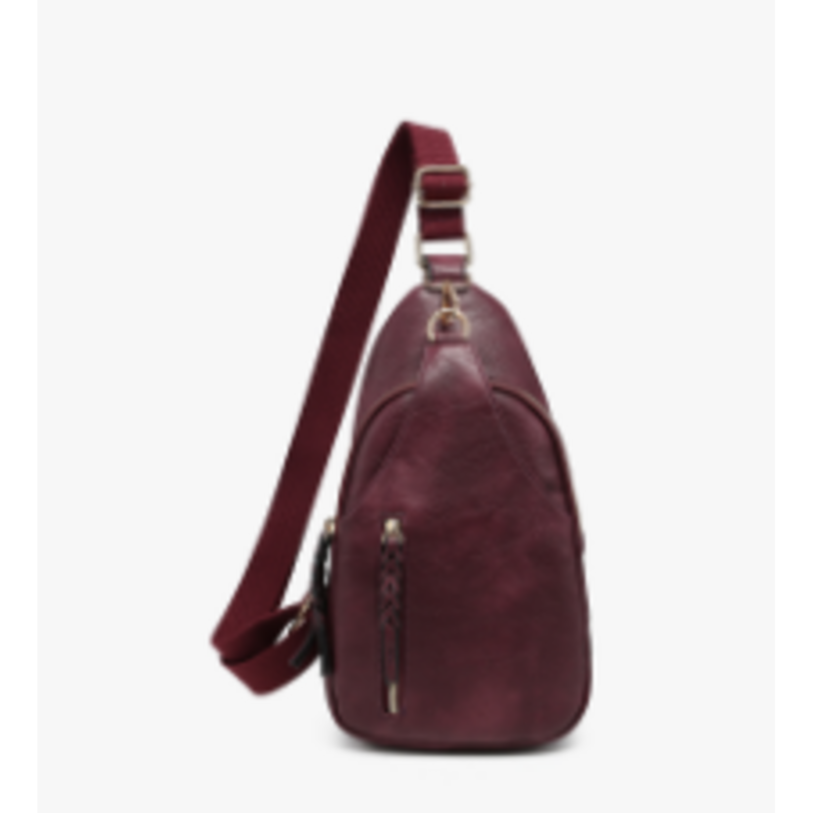 Jen & Co Jen & Co Nikki Sling Bag Cherry Lacquer